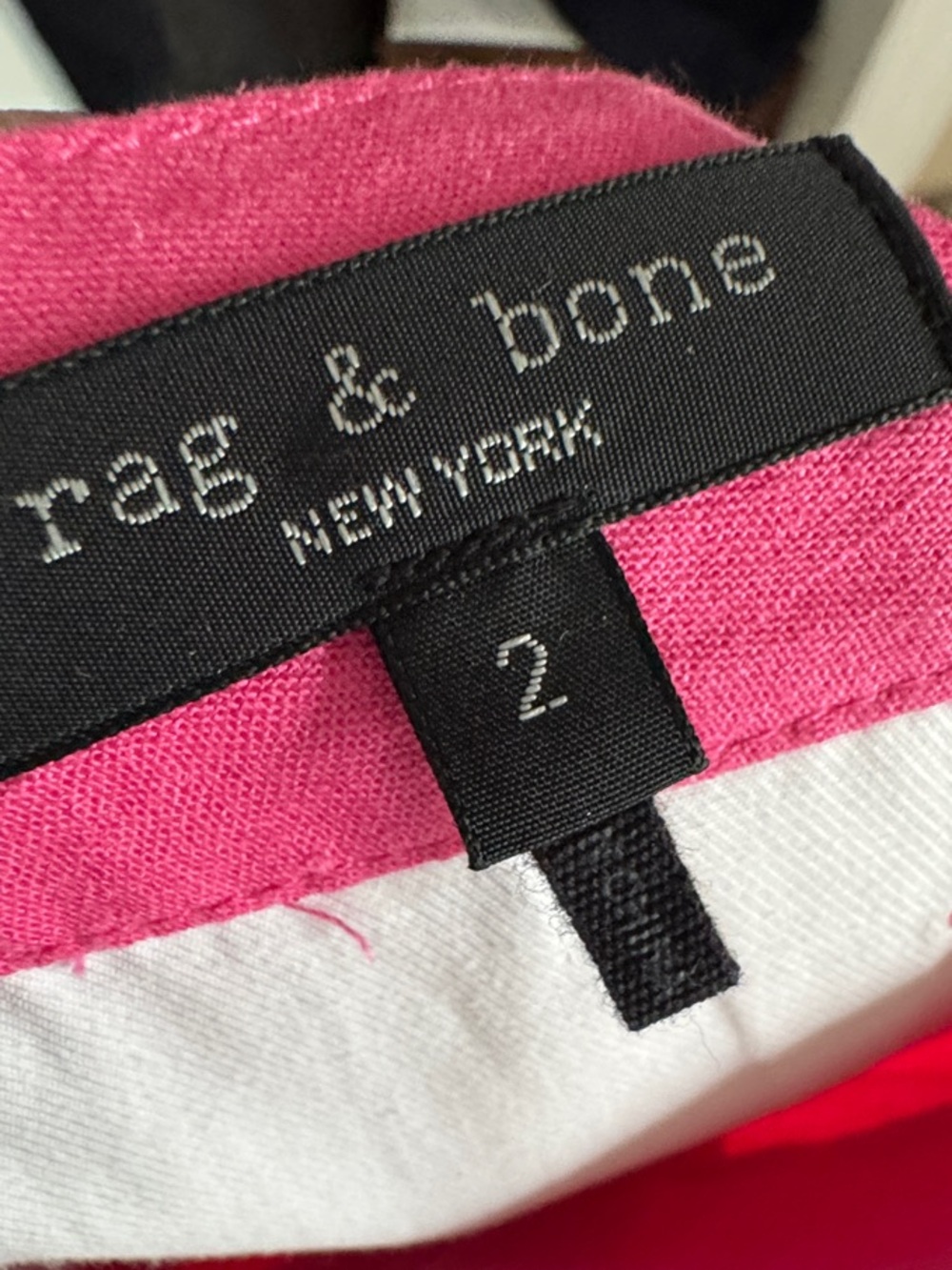 rag & bone Vibrant Pink Shorts